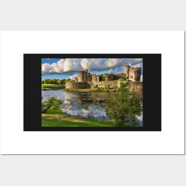 Caerphilly Castle Moat Wall Art by IanWL